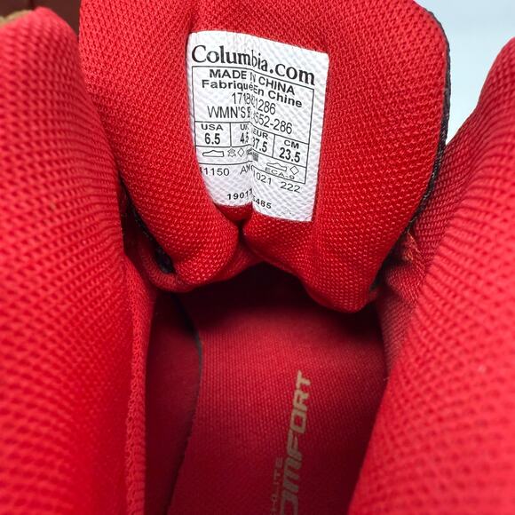 Columbia Newton Ridge Plus Waterproof Amped Women's 6.5 Brown Red NEW - Picture 9 of 11